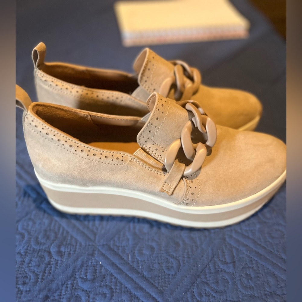 Target Women's Beige Platform Loafers